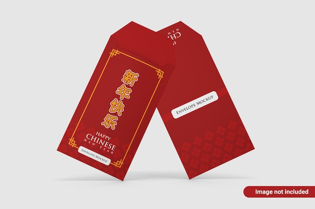 Multipurpose envelope mockup design in 3d rendering