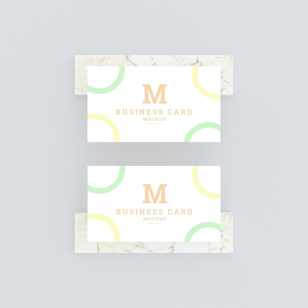 multipurpose modern business card mockup