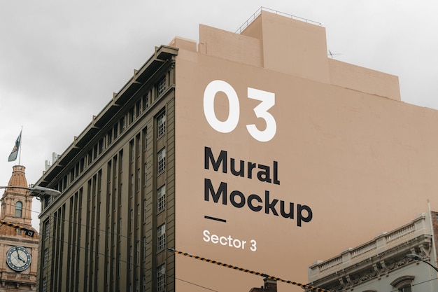 Mural psd mockup