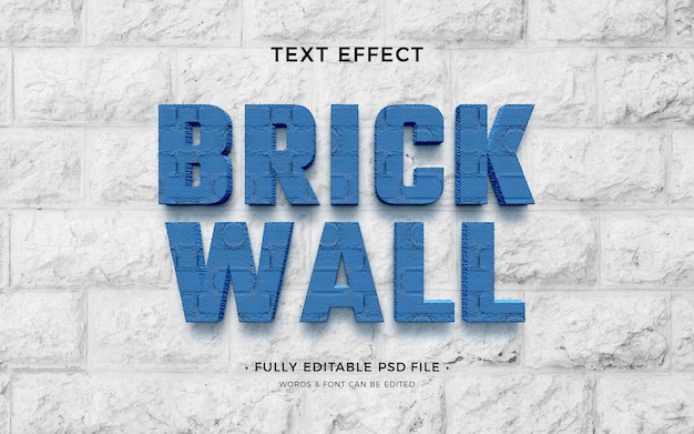 PSD mural  text effect