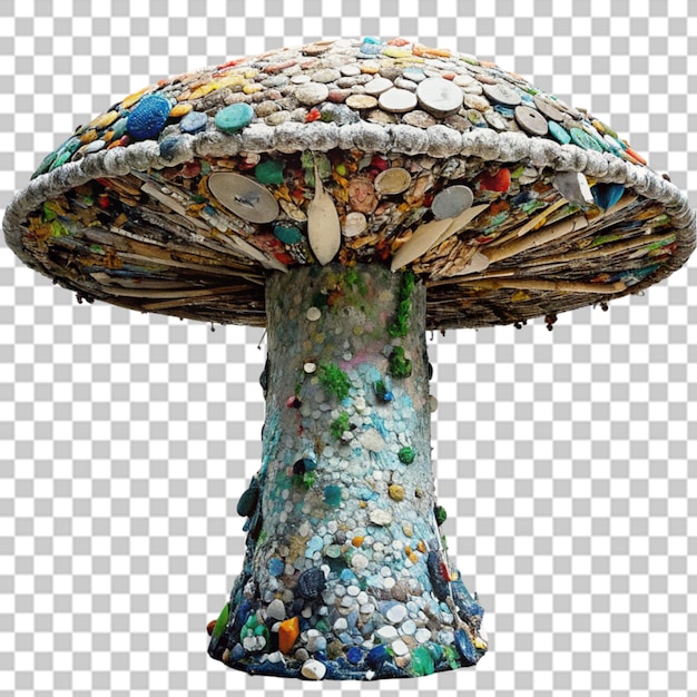 mushroom magic fungi on transparent background