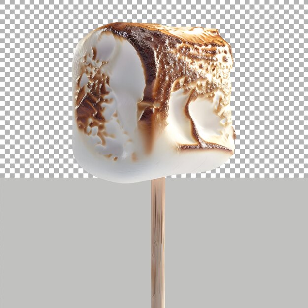 Mushroom in a stick on transparent background ai generated