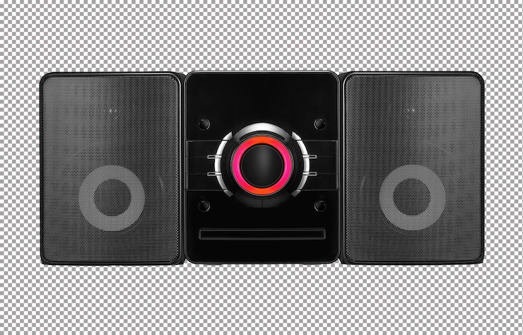 PSD 音楽センターは白で隔離されています