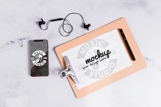 music clipboard and mobile