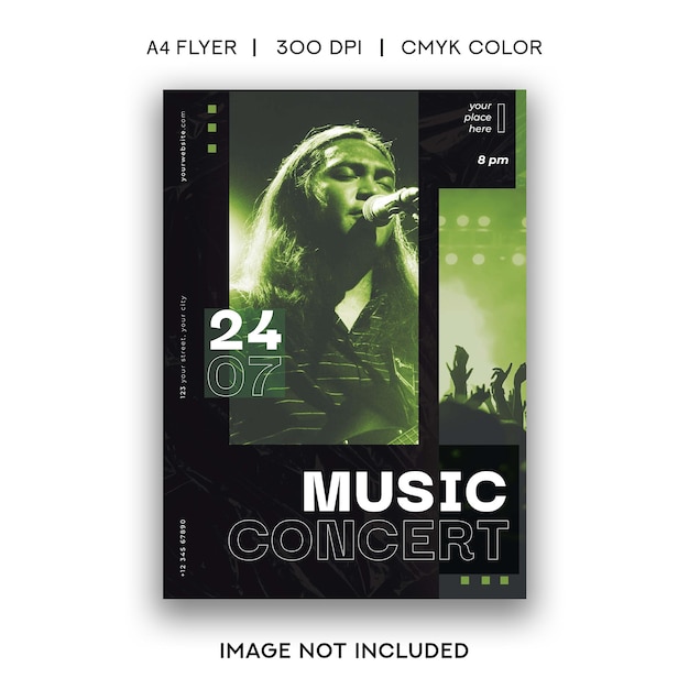 music concert flyer