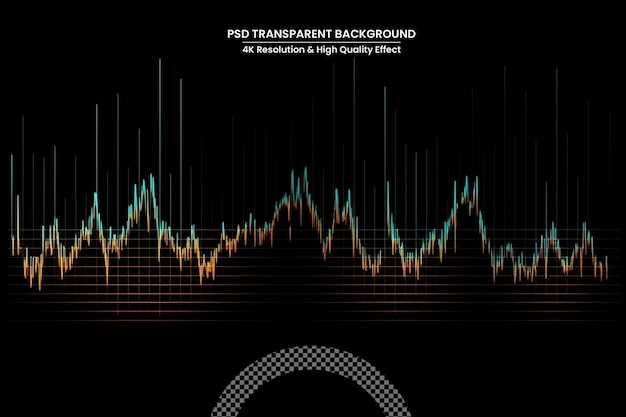 Музыкальный эквалайзер неоновые звуковые волны аудио цифровые технологии фоновый дизайн
