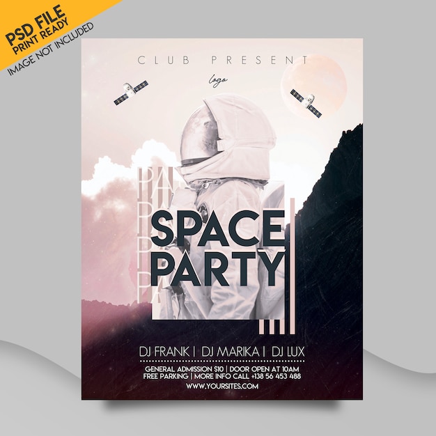 PSD music event poster template