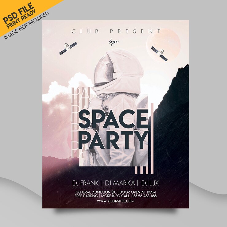 Music event poster template
