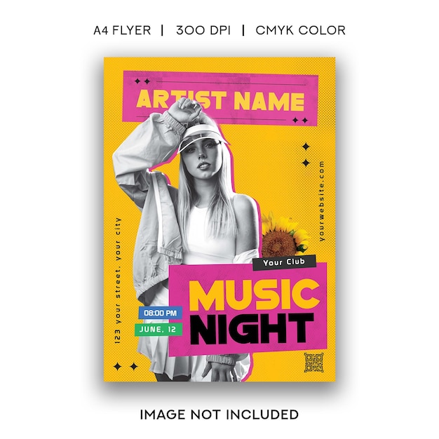 Music Night Flyer