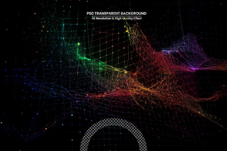 PSD music sound concept transparent background