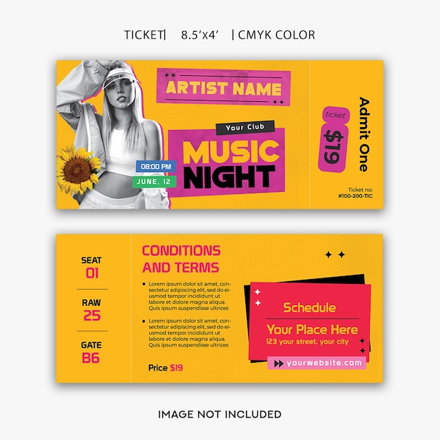 PSD music ticket