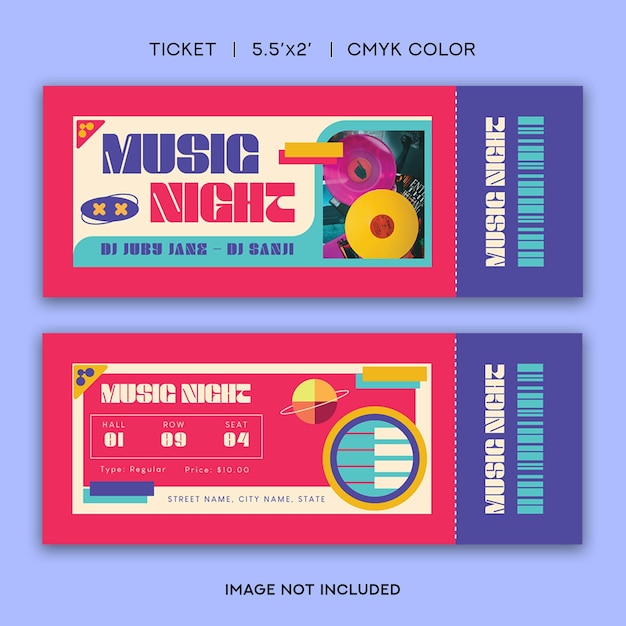 PSD music ticket