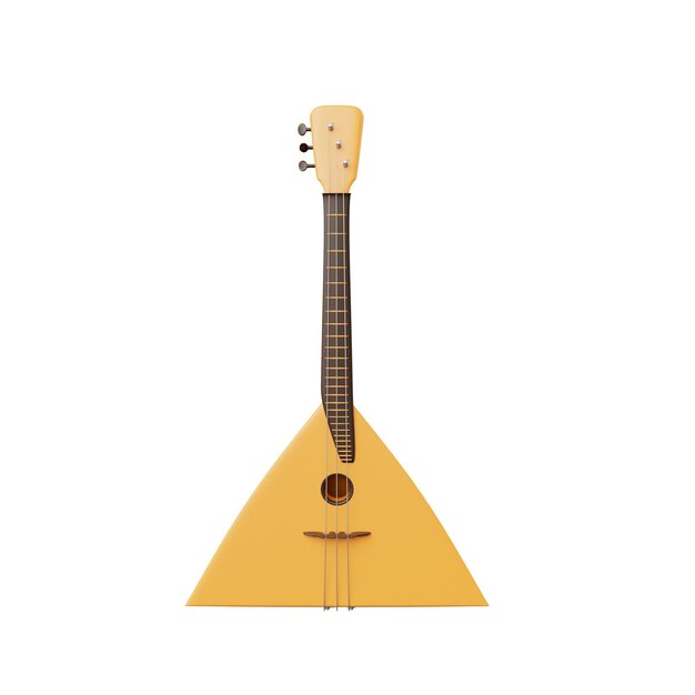 PSD musical instrument 3d illustration