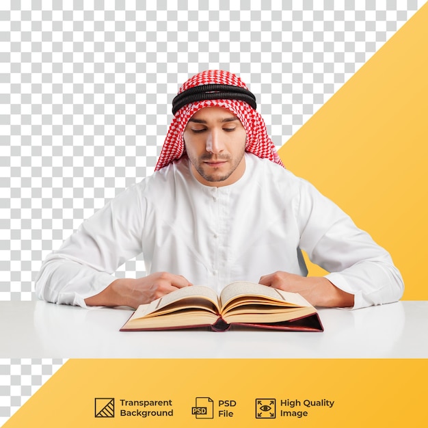 muslim man reading quran