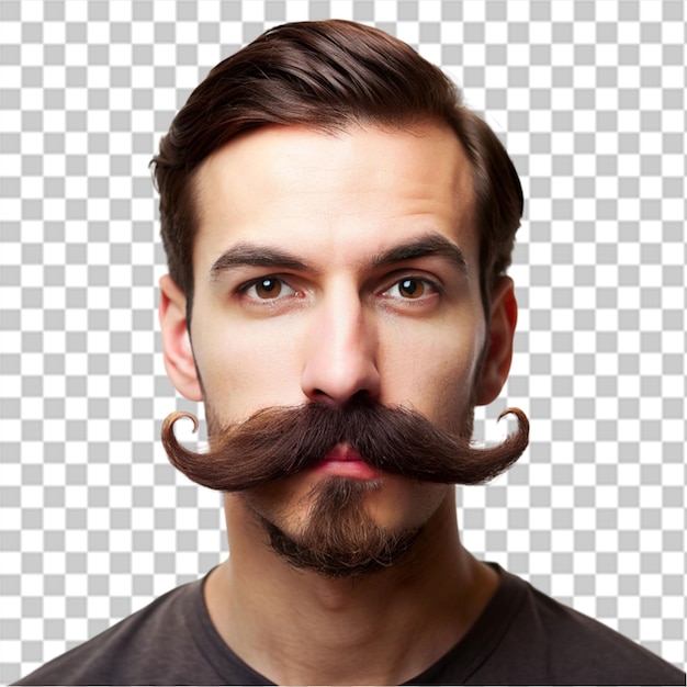 PSD mustache and beared