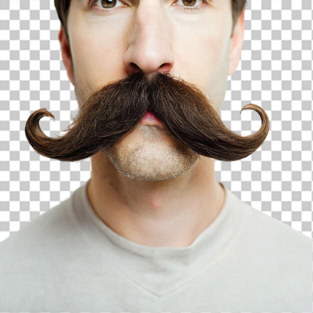 PSD mustache and beared