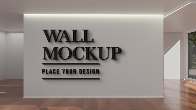 muur mockup ontwerp