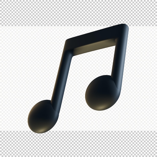 Muziek 3d icoon