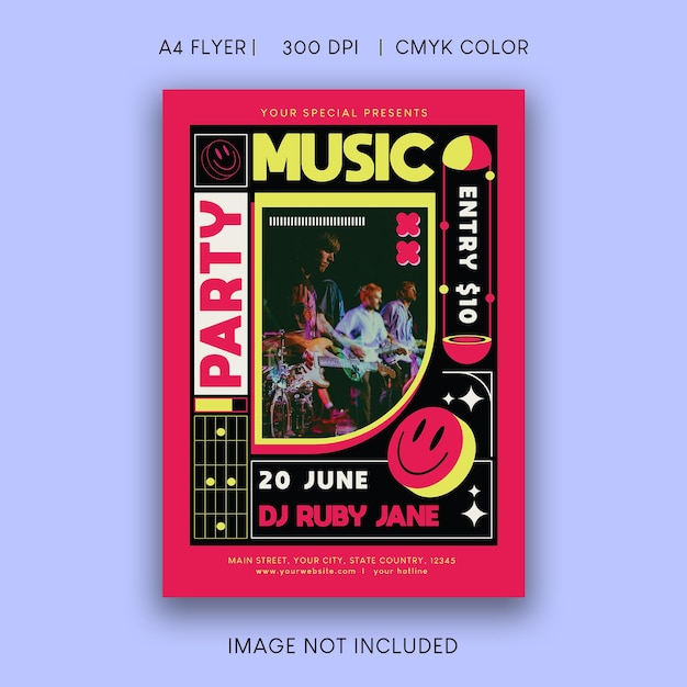 Muziekfeest Flyer