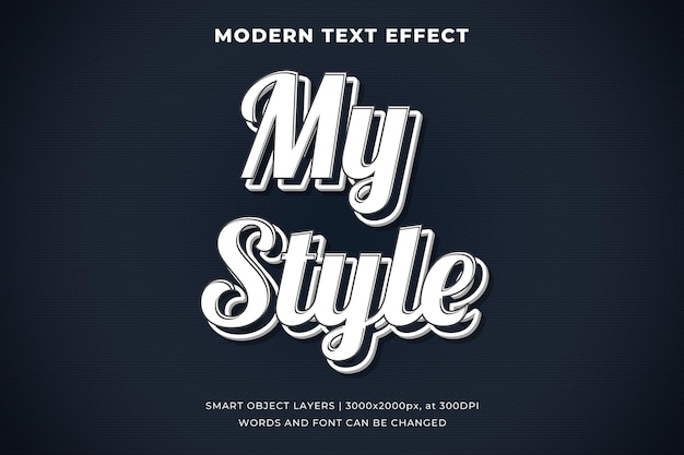 PSD my style text effect