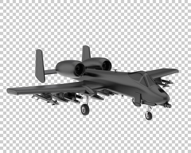 Myśliwiec Na Białym Tle Na Przezroczystym Tle Ilustracja Renderowania 3d