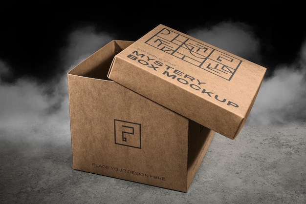 Mystery box verpakkingsmodel