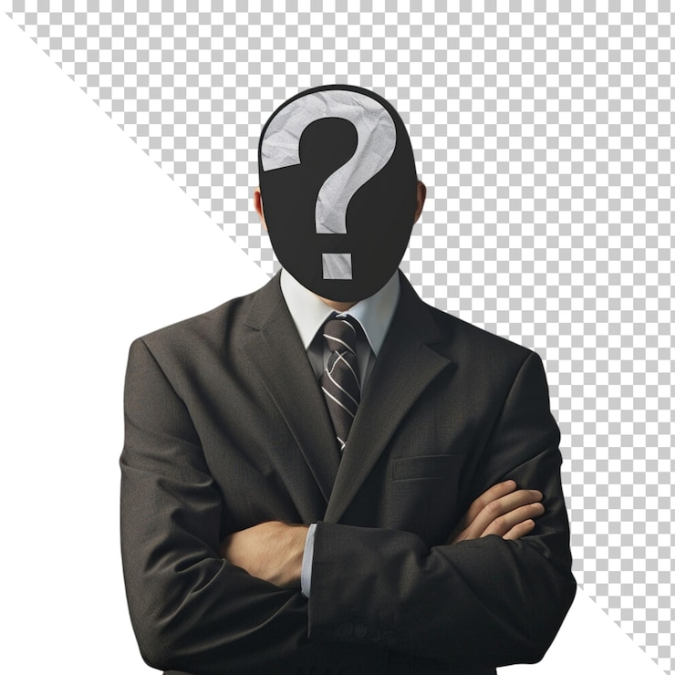 PSD mystery isolated on transparent background