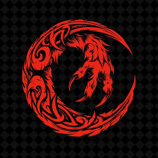PSD mystical werewolf clan symbol logo z werewolf claw i tr creative vector minimalist designs