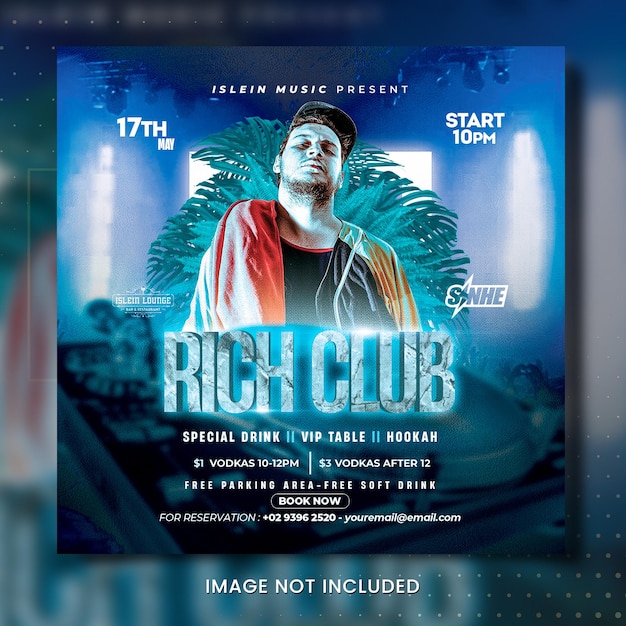 Nachtclub Flyer