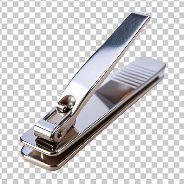 PSD nail clippers on transparent background