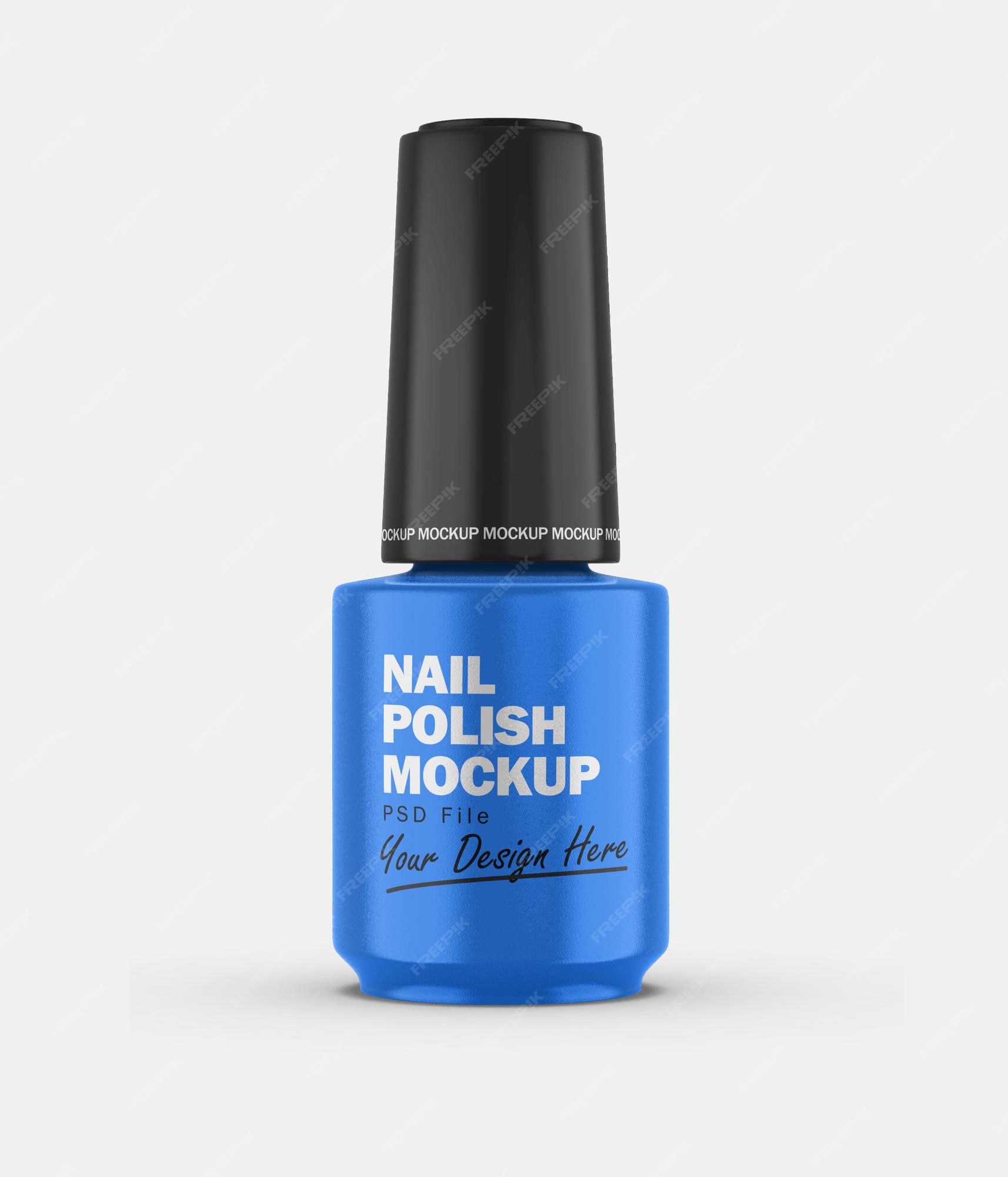 Premium PSD | Nail polish mockup Premium PSD | Nail polish mockup