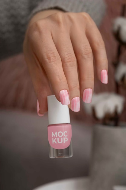 Nails design mockup