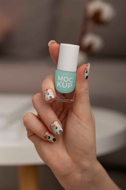 Nails design mockup