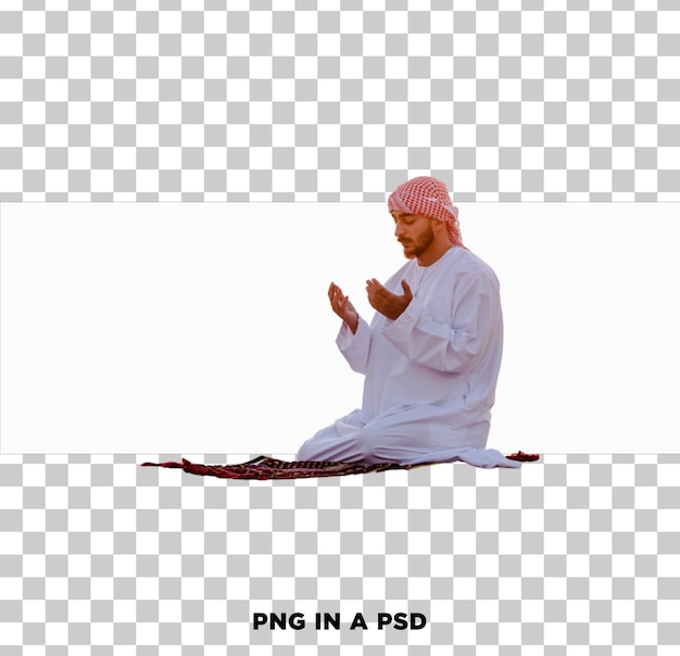 NAMAZ Gebed PNG in een PSD