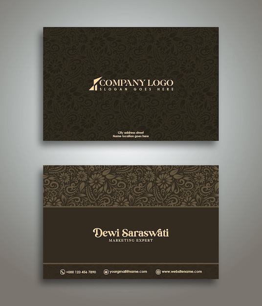 name card template