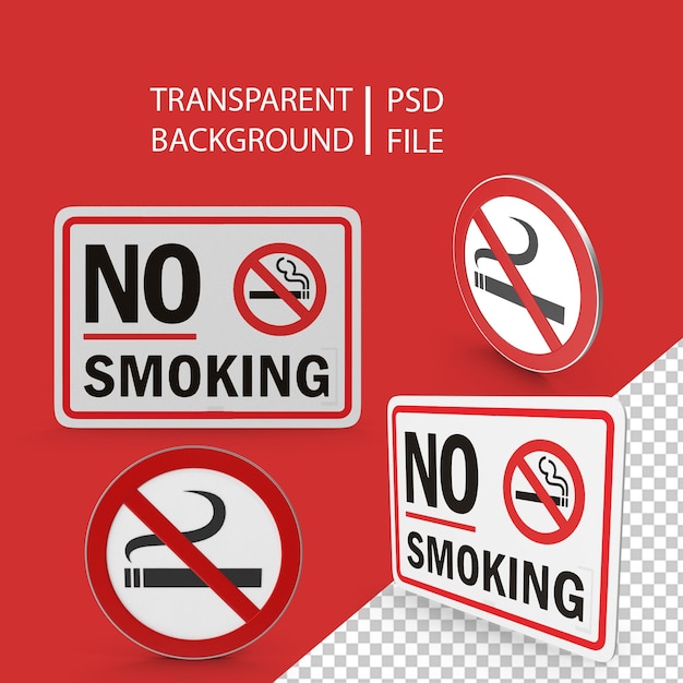 PSD nameplate no smoking png