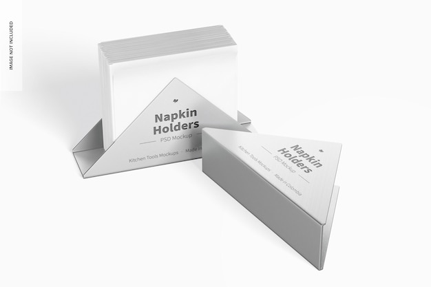 Napkin holders mockup