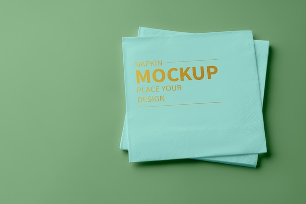 napkin mockup design