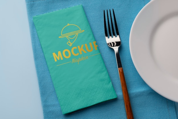 PSD napkin mockup design