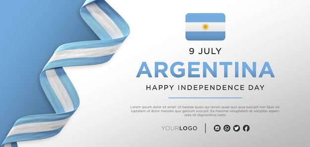Narodowy Dzień Niepodległości Argentyny obchodzony sztandar, rocznica narodowa
