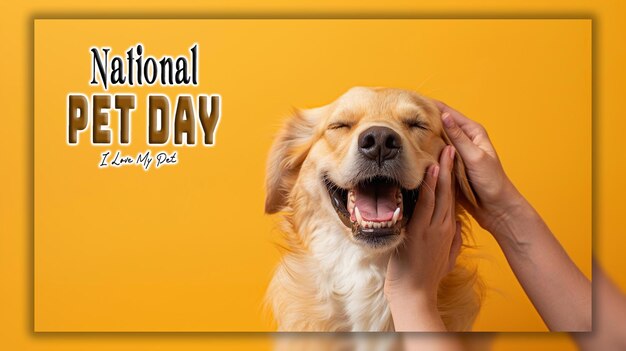 PSD narodowy i międzynarodowy dzień zwierząt domowych światowy dzień wścieklizny z zwierzętami w tle