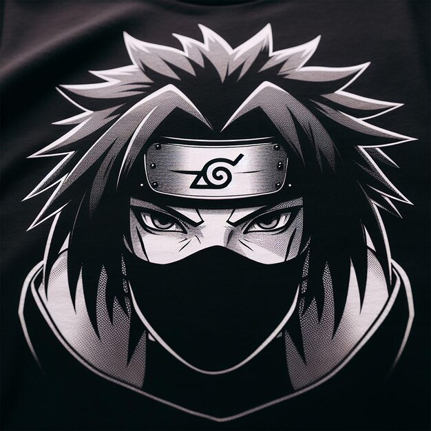 PSD naruto t-shirt design