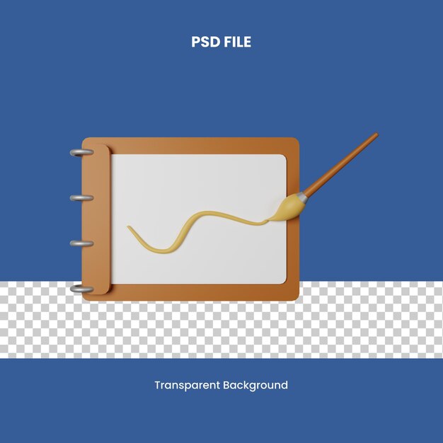 PSD narysuj ilustrację ikony 3d