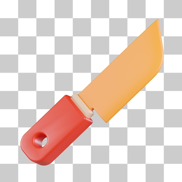 Narzędzie nóż 3D ikona
