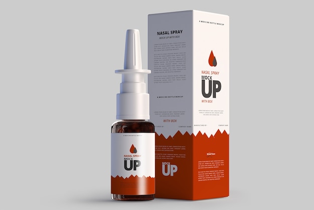 Nasal spray mock up