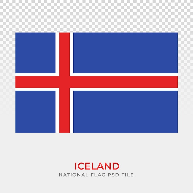 National flag of iceland