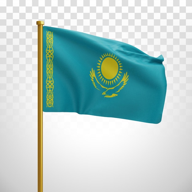 PSD national flag of kazakhstan