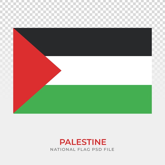 PSD national flag of palestine