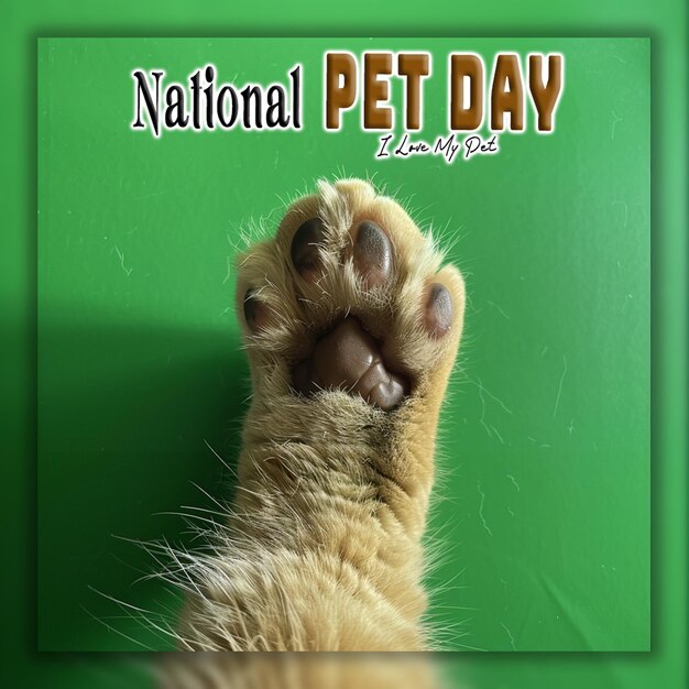 National and international pet day world rabies day with animals background