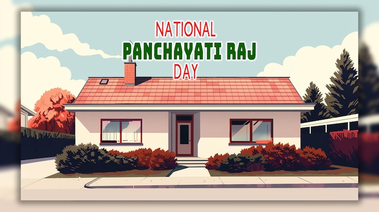 PSD national panchayati raj day background